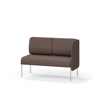 Adapt 120 sohva, matala selkänoja, sivupaneeli vasemmalla, ik 45, K 88