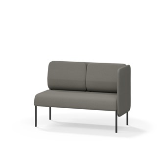 Adapt 120 sohva, matala selkänoja, sivupaneeli vasemmalla, ik 45, K 88