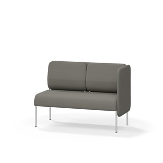 Adapt 120 sohva, matala selkänoja, sivupaneeli vasemmalla, ik 45, K 88
