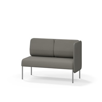 Adapt 120 sohva, matala selkänoja, sivupaneeli vasemmalla, ik 45, K 88