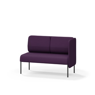 Adapt 120 sohva, matala selkänoja, sivupaneeli vasemmalla, ik 45, K 88