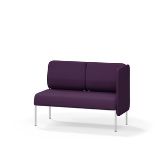Adapt 120 sohva, matala selkänoja, sivupaneeli vasemmalla, ik 45, K 88