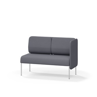 Adapt 120 sohva, matala selkänoja, sivupaneeli vasemmalla, ik 45, K 88