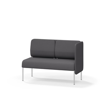 Adapt 120 sohva, matala selkänoja, sivupaneeli vasemmalla, ik 45, K 88