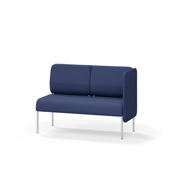 Adapt 120 sohva, matala selkänoja, sivupaneeli vasemmalla, ik 45, K 88