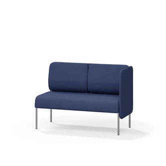 Adapt 120 sohva, matala selkänoja, sivupaneeli vasemmalla, ik 45, K 88