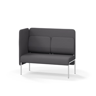 Adapt 120 sohva, medium selkänoja, sivupaneeli oikealla, ik 45, K 108