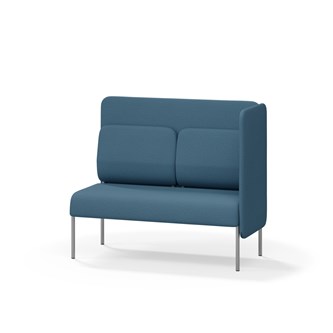 Adapt 120 sohva, medium selkänoja, sivupaneeli vasemmalla, ik 45, K 108