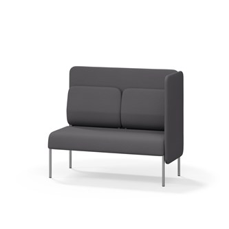 Adapt 120 sohva, medium selkänoja, sivupaneeli vasemmalla, ik 45, K 108