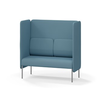 Adapt 120 sohva, korkea selkänoja, sivupaneeleilla, ik 45, K 128