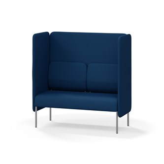 Adapt 120 sohva, korkea selkänoja, sivupaneeleilla, ik 45, K 128