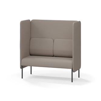 Adapt 120 sohva, korkea selkänoja, sivupaneeleilla, ik 45, K 128
