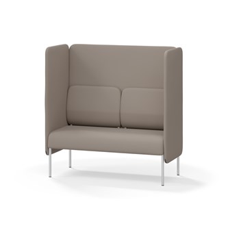 Adapt 120 sohva, korkea selkänoja, sivupaneeleilla, ik 45, K 128