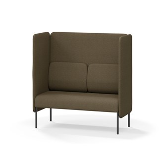 Adapt 120 sohva, korkea selkänoja, sivupaneeleilla, ik 45, K 128