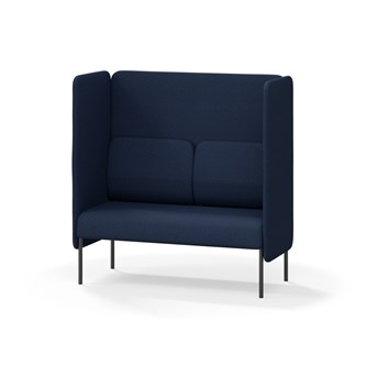 Adapt 120 sohva, korkea selkänoja, sivupaneeleilla, ik 45, K 128