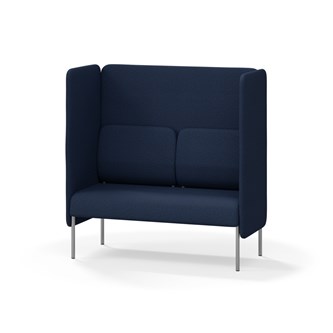Adapt 120 sohva, korkea selkänoja, sivupaneeleilla, ik 45, K 128