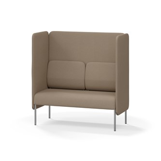 Adapt 120 sohva, korkea selkänoja, sivupaneeleilla, ik 45, K 128