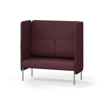 Adapt 120 sohva, korkea selkänoja, sivupaneeleilla, ik 45, K 128