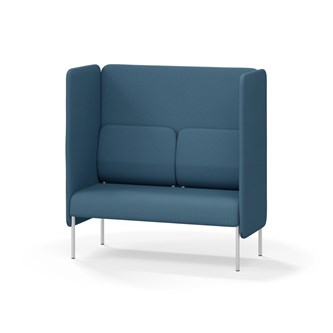 Adapt 120 sohva, korkea selkänoja, sivupaneeleilla, ik 45, K 128