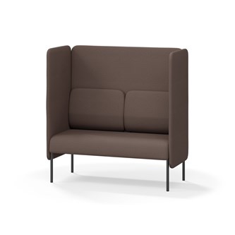Adapt 120 sohva, korkea selkänoja, sivupaneeleilla, ik 45, K 128
