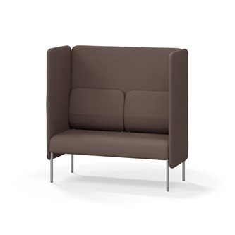 Adapt 120 sohva, korkea selkänoja, sivupaneeleilla, ik 45, K 128