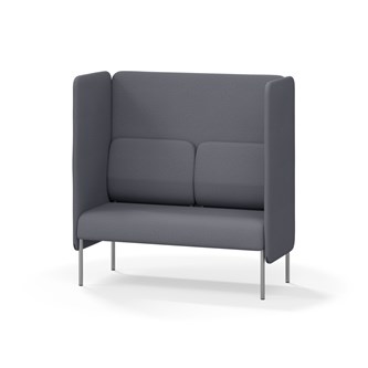 Adapt 120 sohva, korkea selkänoja, sivupaneeleilla, ik 45, K 128