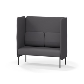 Adapt 120 sohva, korkea selkänoja, sivupaneeleilla, ik 45, K 128