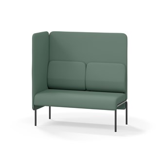 Adapt 120 sohva, korkea selkänoja, sivupaneeli oikealla, ik 45, K 128