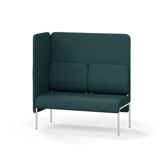 Adapt 120 sohva, korkea selkänoja, sivupaneeli oikealla, ik 45, K 128