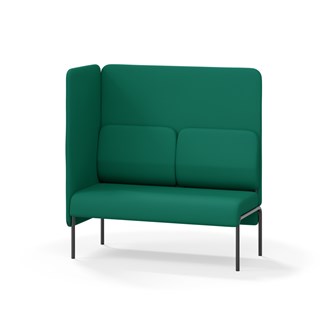 Adapt 120 sohva, korkea selkänoja, sivupaneeli oikealla, ik 45, K 128
