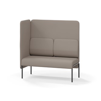 Adapt 120 sohva, korkea selkänoja, sivupaneeli oikealla, ik 45, K 128