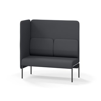 Adapt 120 sohva, korkea selkänoja, sivupaneeli oikealla, ik 45, K 128