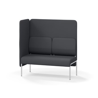 Adapt 120 sohva, korkea selkänoja, sivupaneeli oikealla, ik 45, K 128