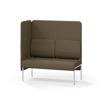 Adapt 120 sohva, korkea selkänoja, sivupaneeli oikealla, ik 45, K 128