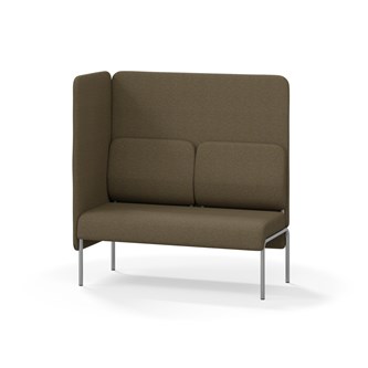 Adapt 120 sohva, korkea selkänoja, sivupaneeli oikealla, ik 45, K 128