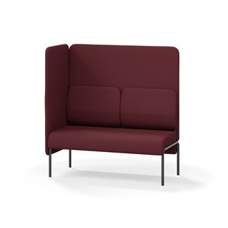 Adapt 120 sohva, korkea selkänoja, sivupaneeli oikealla, ik 45, K 128