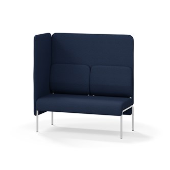 Adapt 120 sohva, korkea selkänoja, sivupaneeli oikealla, ik 45, K 128