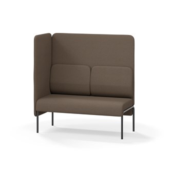 Adapt 120 sohva, korkea selkänoja, sivupaneeli oikealla, ik 45, K 128