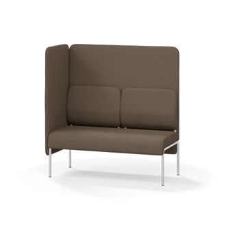 Adapt 120 sohva, korkea selkänoja, sivupaneeli oikealla, ik 45, K 128