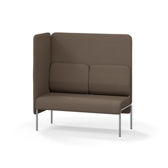 Adapt 120 sohva, korkea selkänoja, sivupaneeli oikealla, ik 45, K 128