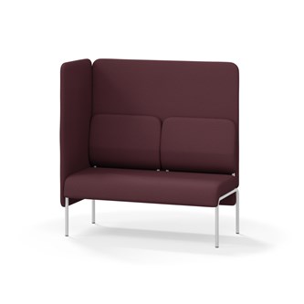 Adapt 120 sohva, korkea selkänoja, sivupaneeli oikealla, ik 45, K 128