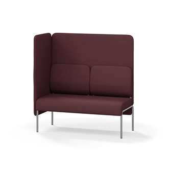 Adapt 120 sohva, korkea selkänoja, sivupaneeli oikealla, ik 45, K 128