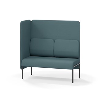 Adapt 120 sohva, korkea selkänoja, sivupaneeli oikealla, ik 45, K 128