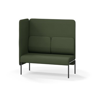Adapt 120 sohva, korkea selkänoja, sivupaneeli oikealla, ik 45, K 128