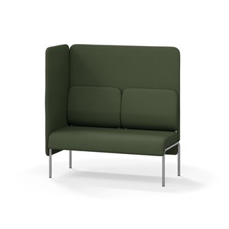 Adapt 120 sohva, korkea selkänoja, sivupaneeli oikealla, ik 45, K 128