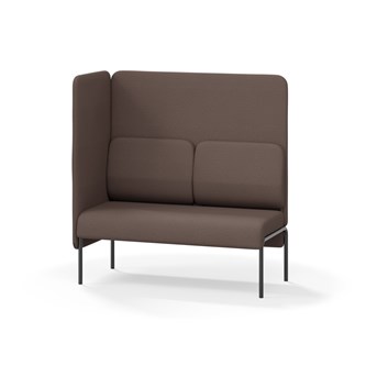 Adapt 120 sohva, korkea selkänoja, sivupaneeli oikealla, ik 45, K 128
