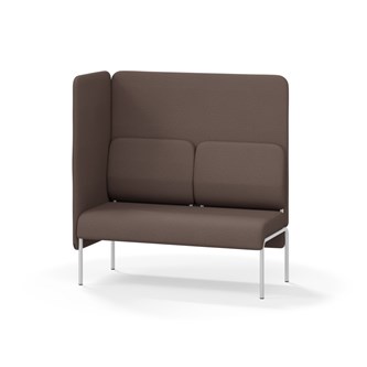 Adapt 120 sohva, korkea selkänoja, sivupaneeli oikealla, ik 45, K 128