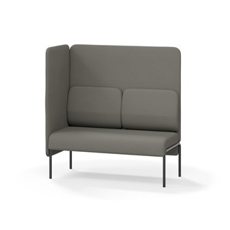 Adapt 120 sohva, korkea selkänoja, sivupaneeli oikealla, ik 45, K 128