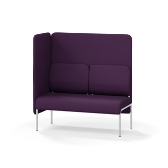 Adapt 120 sohva, korkea selkänoja, sivupaneeli oikealla, ik 45, K 128