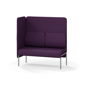 Adapt 120 sohva, korkea selkänoja, sivupaneeli oikealla, ik 45, K 128